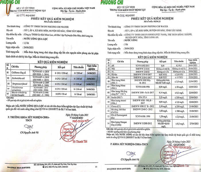 phieu-xet-nghiem-may-loc-nuoc-nong-lanh-tai-tien-giang