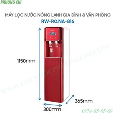 Máy Lọc Nước Nóng lạnh REWA NA 816 Đỏ